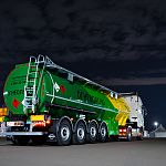 Бензовоз BONUM 32 куб\м  4-осный (для перевозки ГСМ) Арт:0459